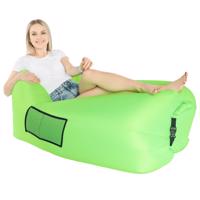 Nafukovací sedací vak/lazy bag, zelená, LEBAG