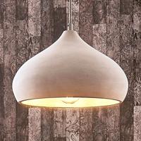 Betónová závesná lampa Morton, Ø 29 cm