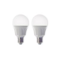 E27 8,5W 830 LED žiarovka teplá biela sada 2 kusov