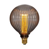 LED Globe G125 Decoled E27 1 W 2 000 K dymová sivá