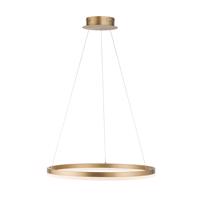 LED závesné svietidlo Titus okrúhle Ø60cm mosadzná