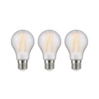 LED žiarovka Filament matná E2 A60 3,8W 3000K 806lm 3er