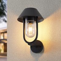 Lucande Olinum vonkajšia nástenná lampa, tmavosivá