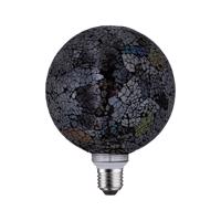 Paulmann E27 LED guľa 5W Miracle Mosaic čierna