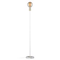 Paulmann Nordin stojaca lampa v bielo-zlatej