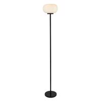 Stojaca lampa Lumina so skleneným tienidlom