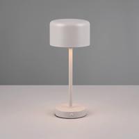 Stolová LED lampa Jeff s batériou, ultimate sivá