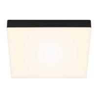 Stropné LED svetlo Flame 3 000K 28,7x28,7cm čierna