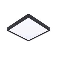 Svietidlo Fueva 5 IP44 čierna 3 000 K 28x28 cm